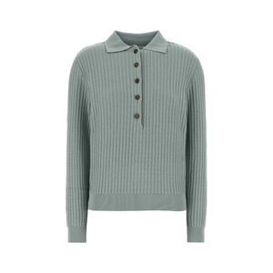 Blaze Women Sea Green Silk Blend Polo Shirt